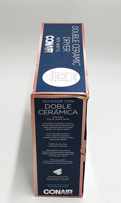 Conair Double Ceramic Hair Dryer *OPEN BOX - SEE DETAILS*