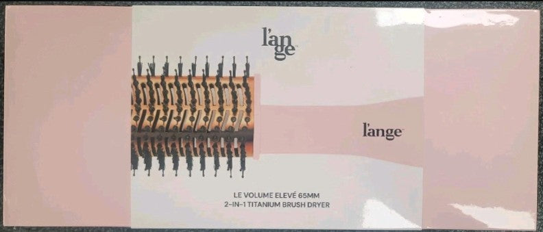 L'ange Hair Le Volume Eleve 2-in-1 Titanium Brush Hair Dryer - Blush - 1100 Watt