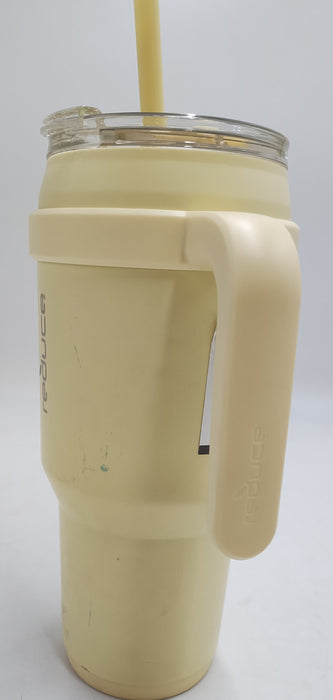 Reduce 40oz Cold1  Tumbler Mug Light Yellow READ DESCRIPTION