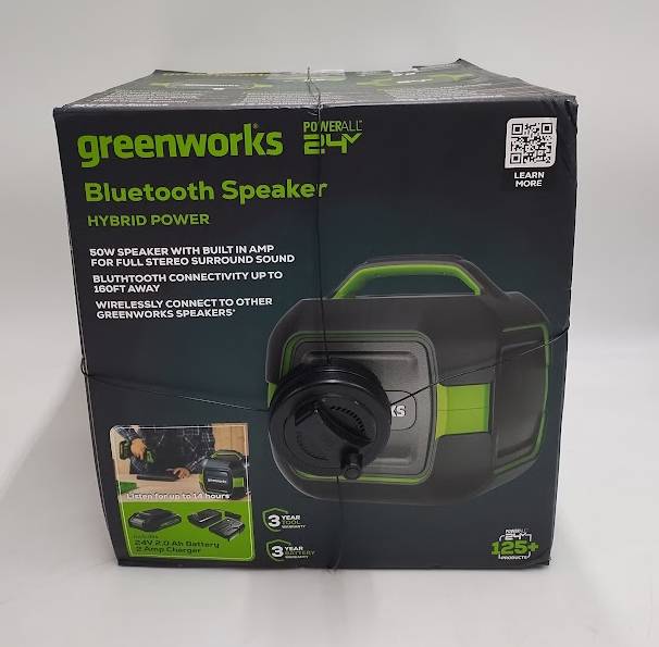 Greenworks POWERALL 24V Outdoor Bluetooth Portable Speaker SEE DETAIL