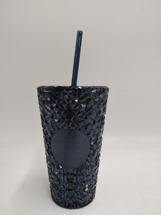 Starbucks Navy Gem Plastic Cold Cup - 16 fl oz