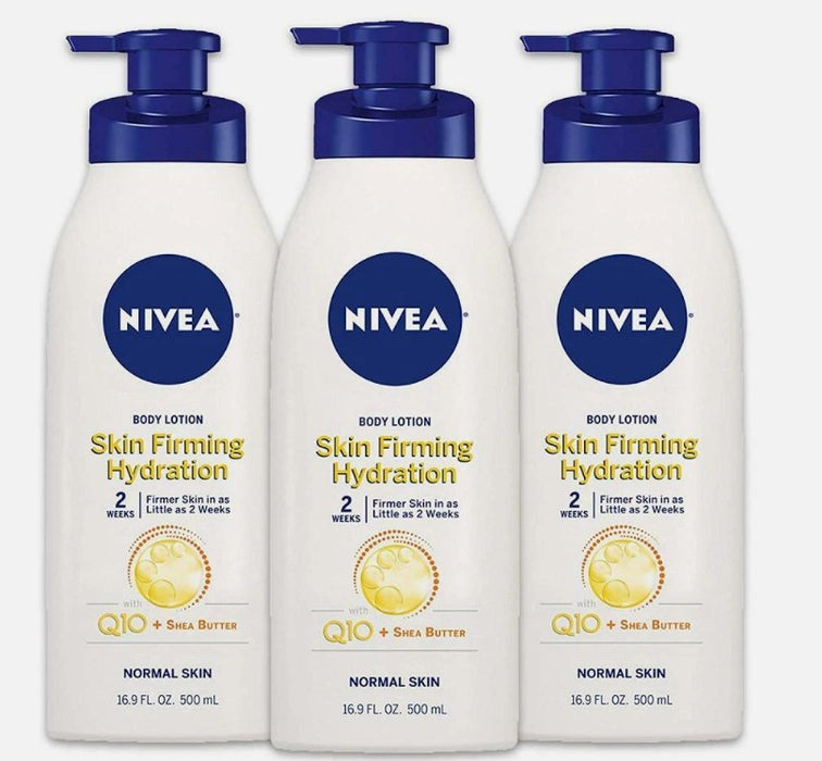 3 PACK!!! NIVEA Skin Firming Hydration Body Lotion - 16.9oz