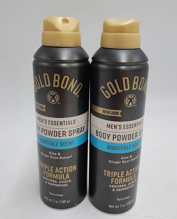 LOT OF 2 !! Gold Bond Men's Powder - Nightfall - 7oz