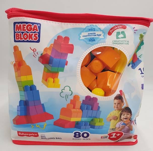 Mega Bloks 80pc Bag Refresh - Red