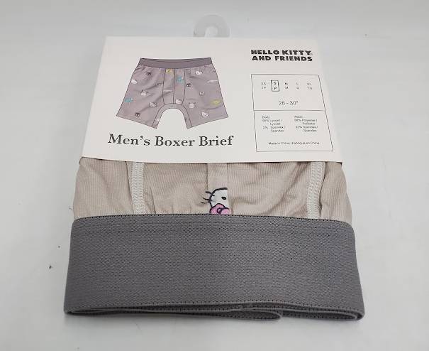 Men's Sanrio Boxer Briefs - Gray S
