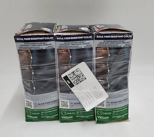 3 PACK Garnier Nutrisse Ultra Color Permanent Hair Color - IN2 Blue Curaçao