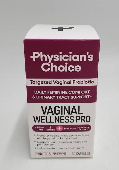 Physician's Choice Women's Vaginal Wellness Probiotics 30ct - EXP 04/09/2026
