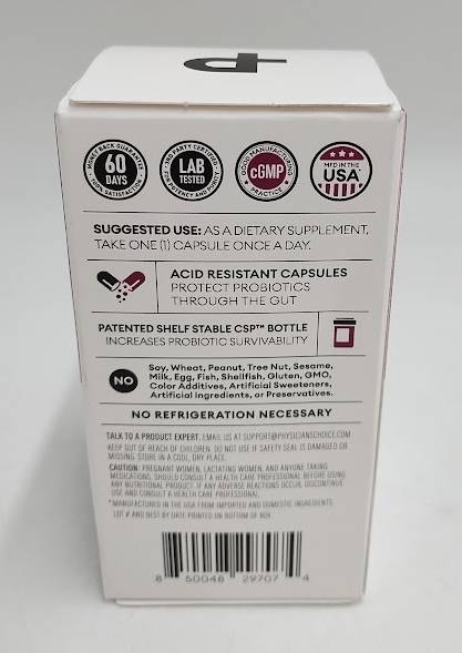 Physician's Choice Women's Vaginal Wellness Probiotics 30ct - EXP 04/09/2026