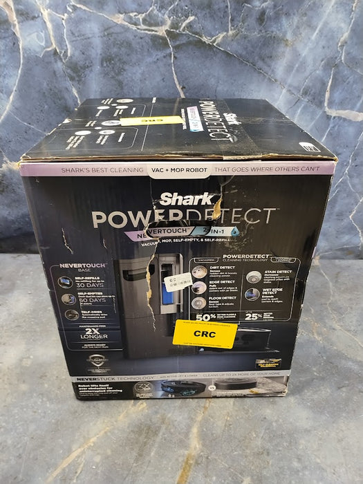 Shark PowerDetect NeverTouch Self-Empty Robot VacuumBlack - RV2820YE SEE DETAILS (LOCAL PICKUP ONLY)