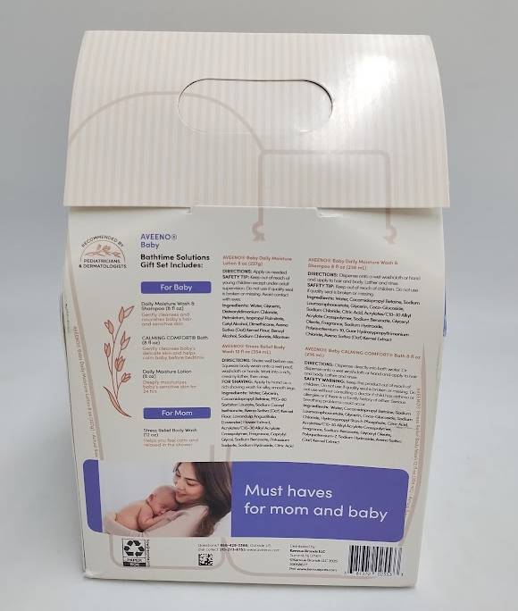 Aveeno Baby & Me Daily Bathtime Solutions Gift Set