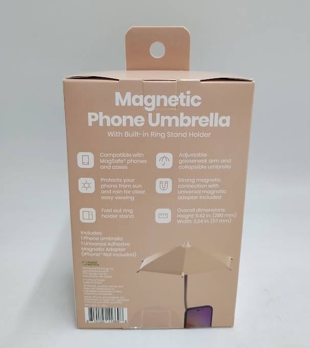 GEMS Magnetic Phone Umbrella - Beige