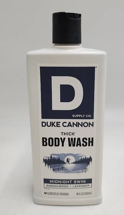 Duke Cannon Supply Co. THICK Men's Body Wash - Midnight Swim - 18 fl oz