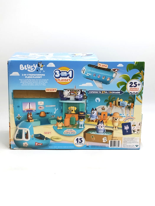 Bluey 3-in-1 Airplane Playset *SEE DETAILS*