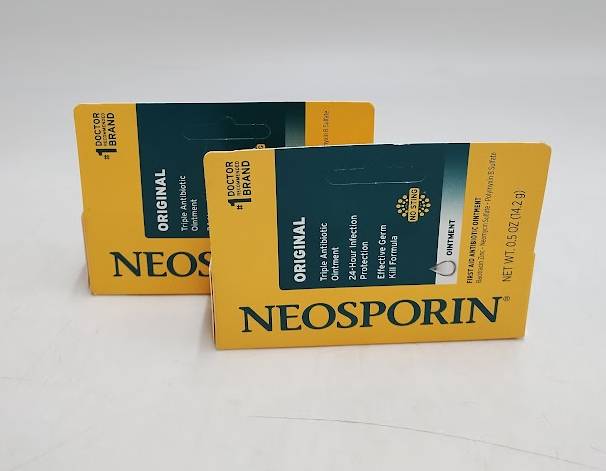 2 PACK!! Neosporin 24 Hour Infection Antibiotic Ointment 12/2027