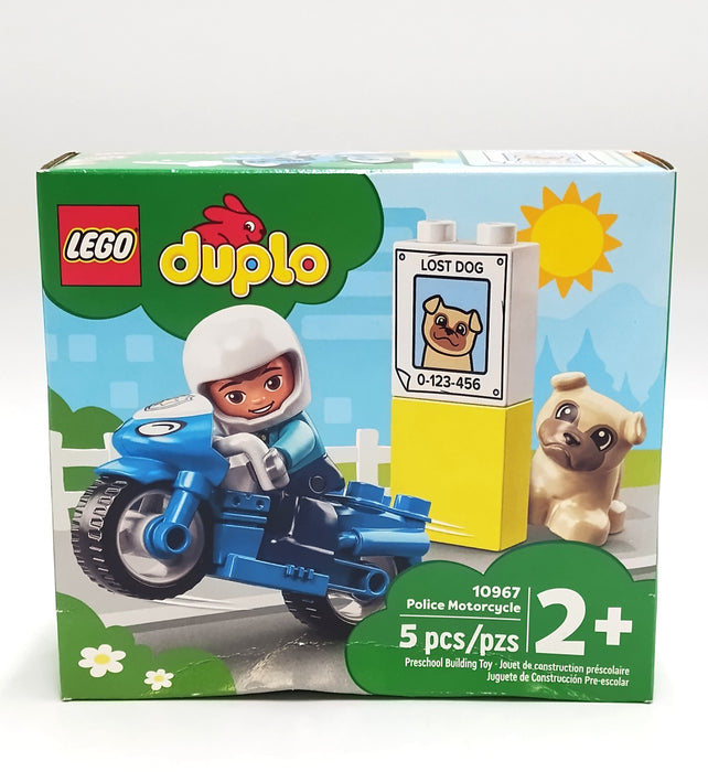 LEGO DUPLO Rescue Police Motorcycle Toy 10967 SEE DETAILS