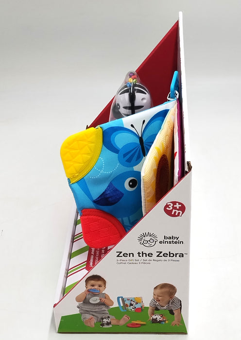 Baby Einstein Zen the Zebra Baby Toy Gift Set - 3pc