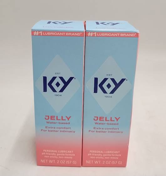 2 PACK! K-Y Jelly No Fragrance Added Water-Based Personal Lube - EXP 11/13/2026