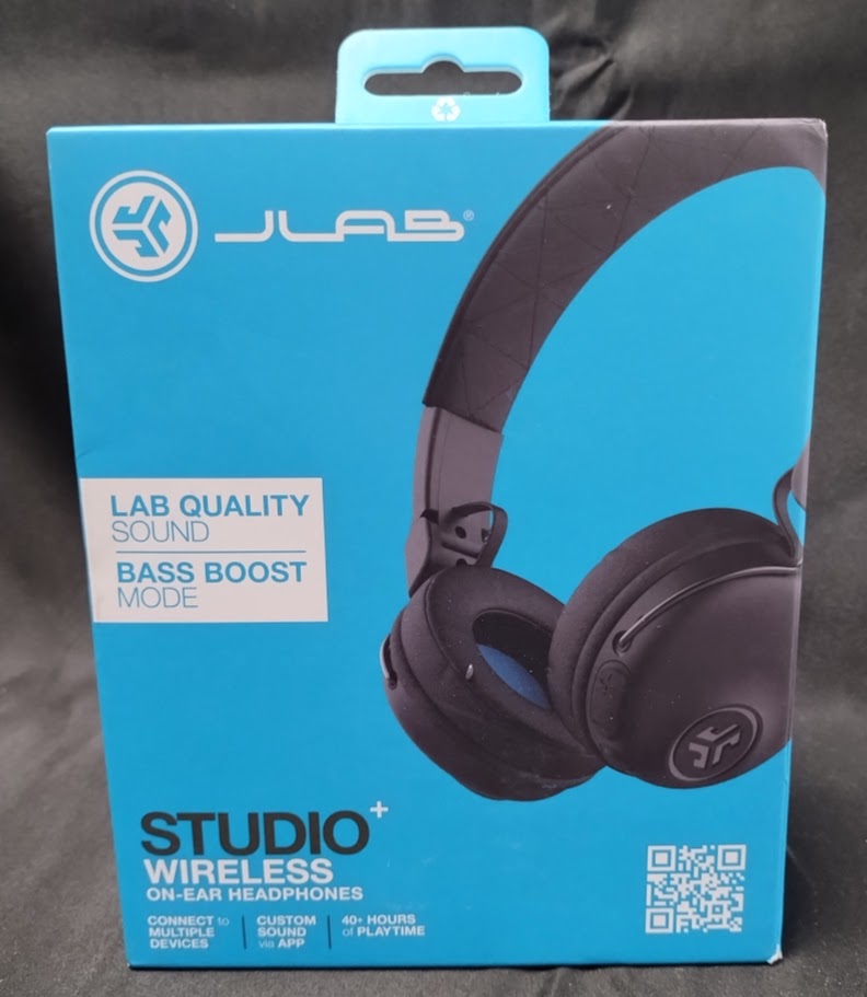 JLab Studio Bluetooth Wireless On-Ear Headphones - Black