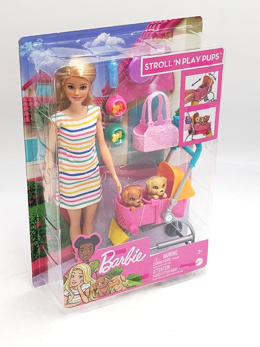 Barbie Stroll 'N Play Pups Doll Playset *See Details*