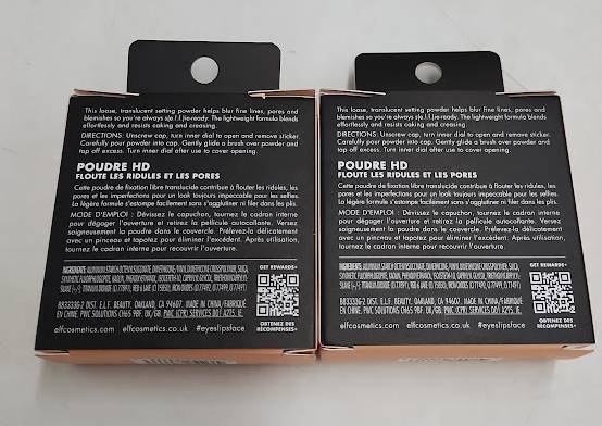 2 PACK. e.l.f. High Definition Loose Powder - Soft Luminance - 0.28oz