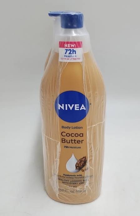 3 PACK!! NIVEA Cocoa Butter Body Lotion - 16.9 fl oz