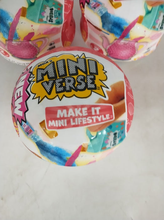 LOT OF 3!!! MGA's Miniverse Make It Mini Lifestyle Series 2