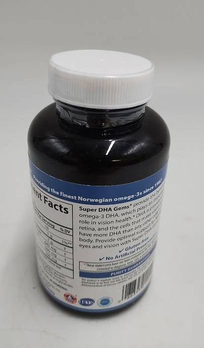 Carlson - Super DHA Gems Norwegian Fish Oil Capsules, 60ct EXP 02/28