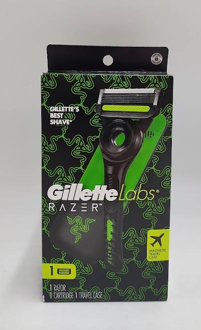 Gillette X Razer Labs Limited Black Men's 5 Blade Reusable Razor