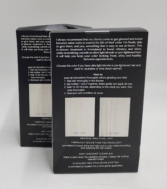 2 PACK!! Kristin Ess Signature Hair Gloss Shine Boosting- Platinum
