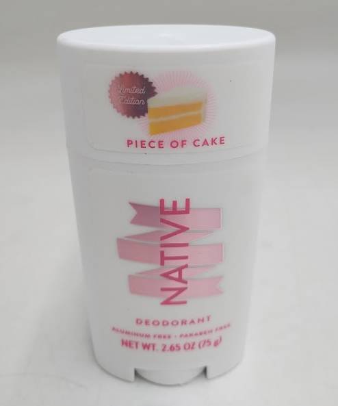 Native Limited Edition Solid Deodorant - Vanilla Piece of Cake - 2.65oz