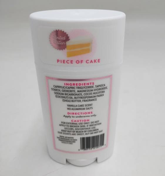 Native Limited Edition Solid Deodorant - Vanilla Piece of Cake - 2.65oz