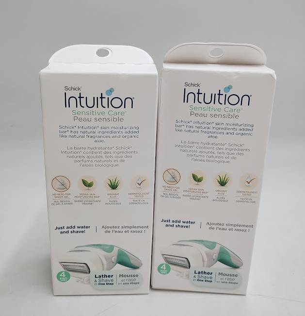 2 PACK !! Schick Intuition Sensitive Care Women's Razor