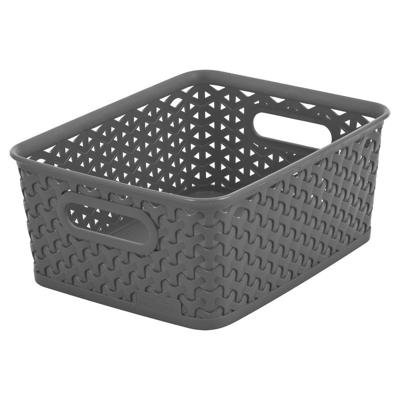 Y Weave Small Storage Bin - Gray - Room Essentials