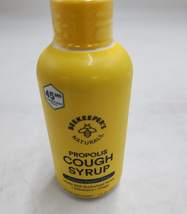 Beekeepers Naturals Daytime Propolis Cough Syrup - 4 fl oz EXP 10/2026