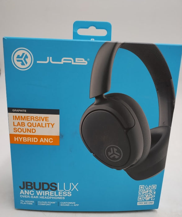 JLab JBuds Lux Active Noise Canceling Over-Ear Bluetooth Wireless Headphones - Graphite