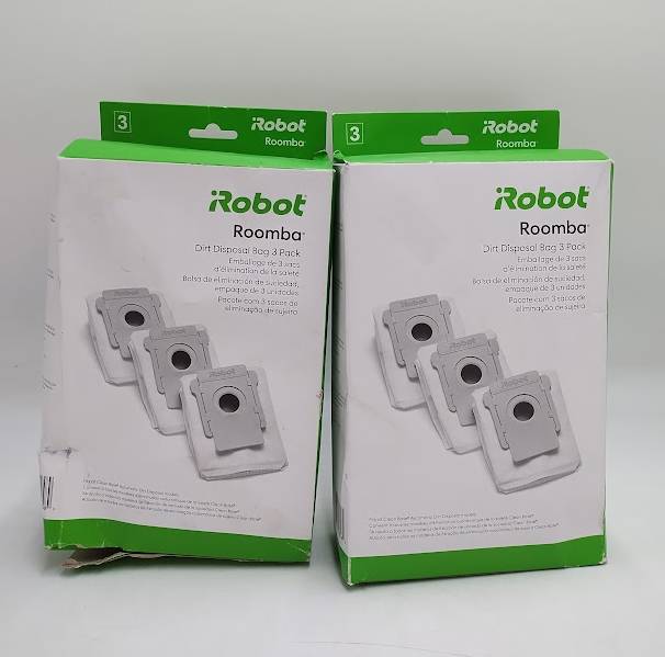2 PACK!! iRobot 3pk Clean Base Automatic Dirt Disposal Bags - White SEE DETAILS