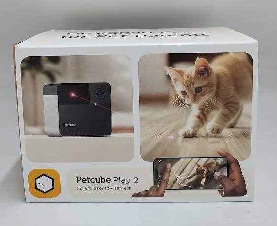 Petcube Play 2 Wi-Fi Pet Camera with Laser Toy for Cats & Dogs