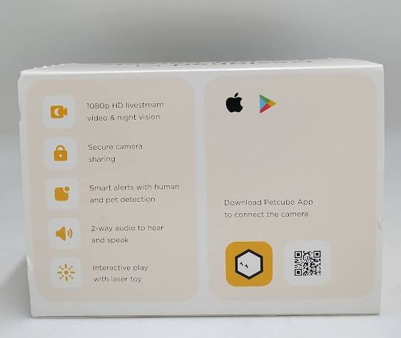 Petcube Play 2 Wi-Fi Pet Camera with Laser Toy for Cats & Dogs