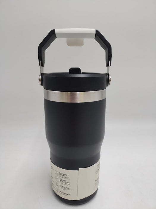 Stanley 20 oz Stainless Steel Ice Flow Flip Straw Tumbler Black