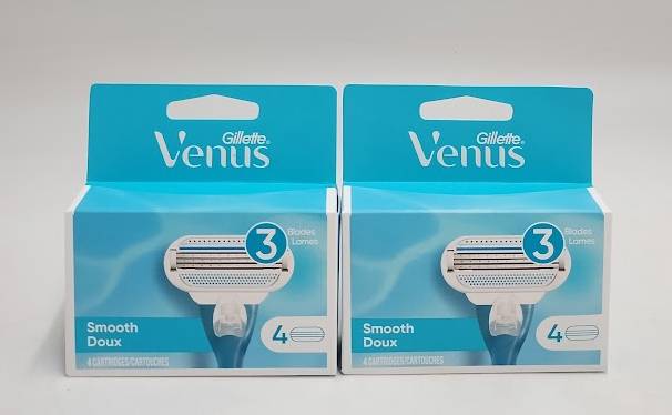 2 PACK !! Venus Smooth Women's Razor Blade Refills