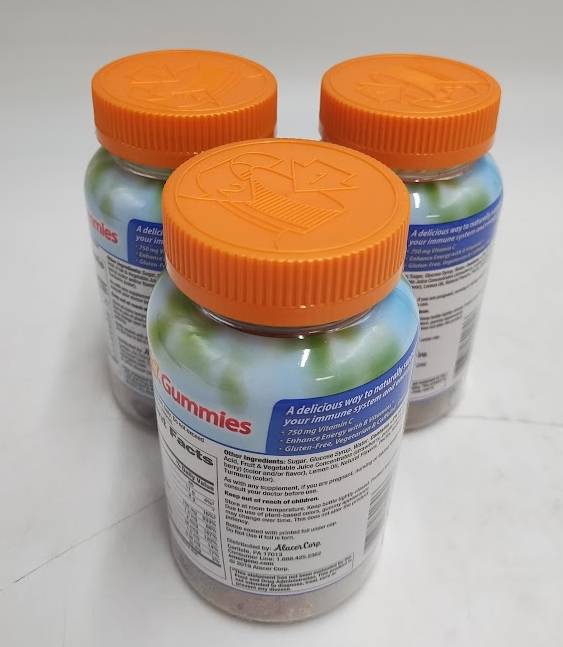 3 PACK ! Emergen-C Vitamin C Gummies - Strawberry, Lemon & Blueberry EXP 04/2026