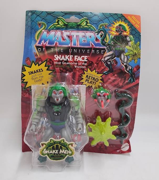Masters of the Universe Origins Deluxe Collection Snake Face SEE DETAILS
