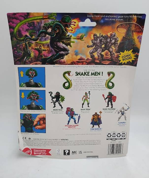 Masters of the Universe Origins Deluxe Collection Snake Face SEE DETAILS