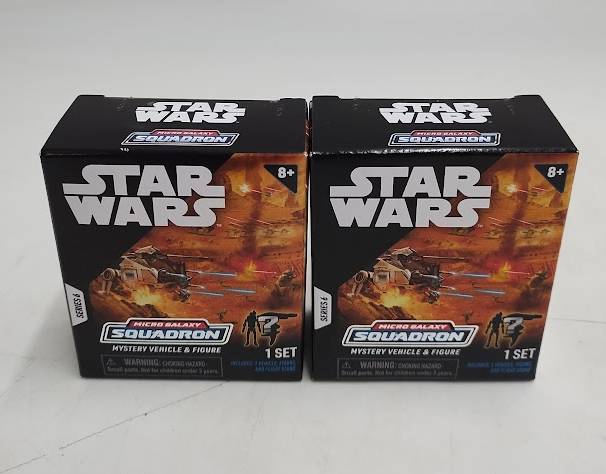2 PACK!! Star Wars Micro Galaxy Squadron Blind Vehicle/Figure Set - Series 6