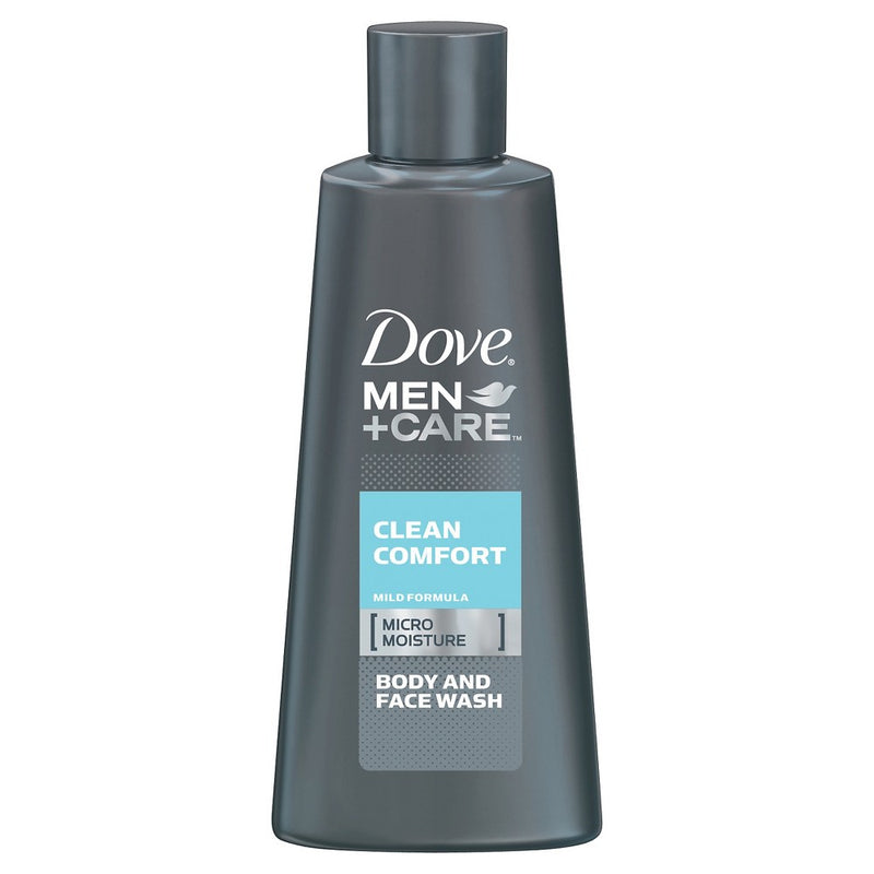 Dove Men+Care Clean Comfort Body and Face Wash-Trial Size - 3oz