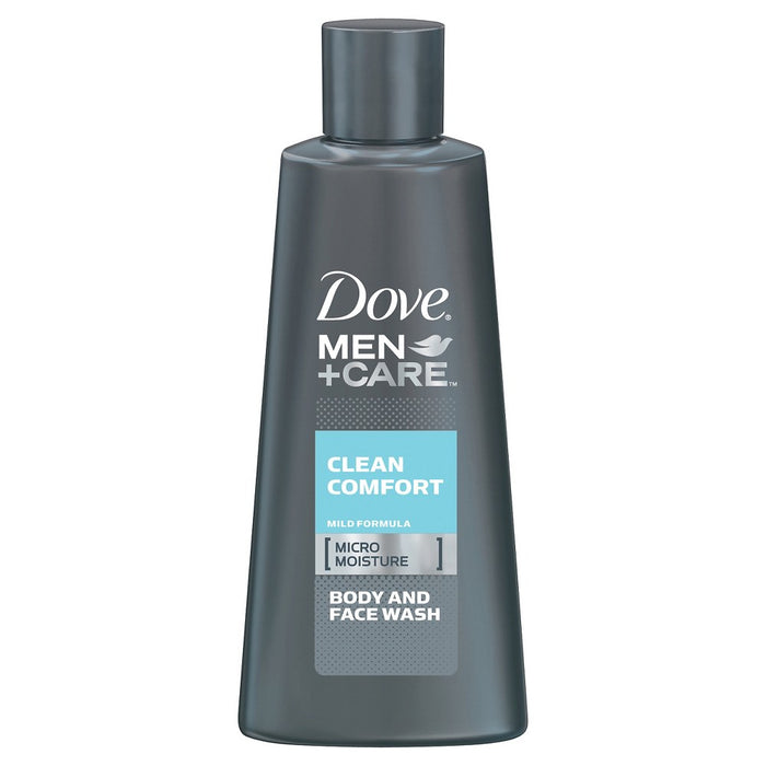 Dove Men+Care Clean Comfort Body and Face Wash-Trial Size - 3oz