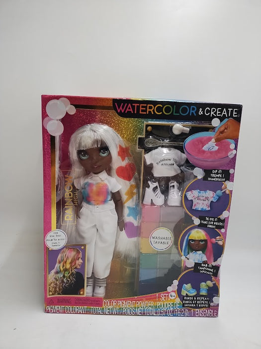 Rainbow High Watercolor & Create Fashion DIY Doll SEE DETAILS