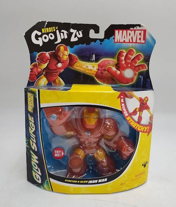 Heroes of Goo Jit Zu Marvel Iron Man Glow Surge Figure SEE DETAILS