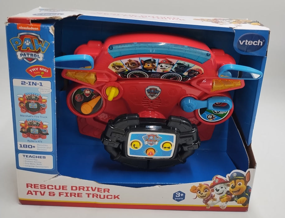 VTech PAW Patrol Rescue Driver ATV & Fire Truck SEE DETAILS