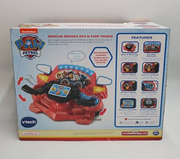 VTech PAW Patrol Rescue Driver ATV & Fire Truck SEE DETAILS